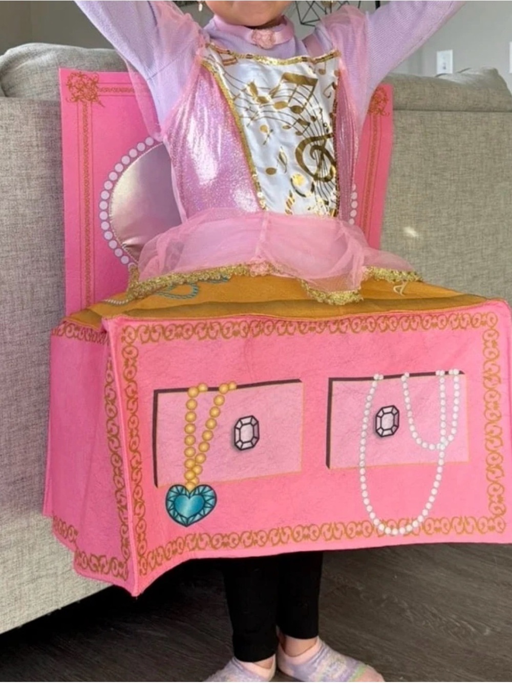 Ballerina Music Box with Sound Costume